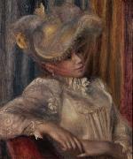 Pierre-Auguste Renoir Woman with a Hat Spain oil painting artist